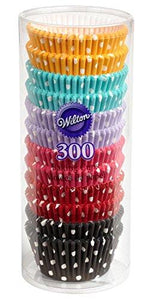 Wilton 415-2286 300 Count Polka Dots Standard Baking Cups