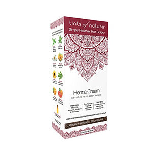 Tints of Nature Henna Cream Semi-Permanent Hair Colour, Golden Brown