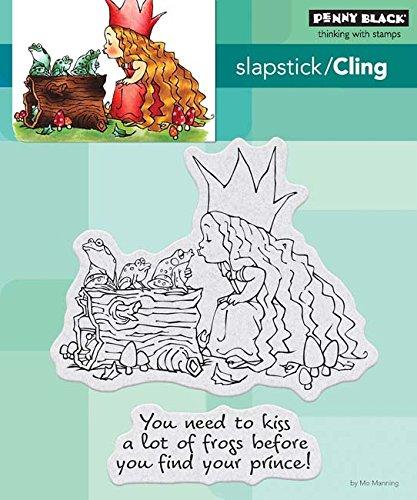 Penny Black Kissing Frogs Cling Stamps