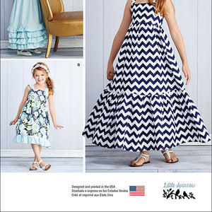 SIMPLICITY Patterns 1121 Child's and Girls' Pullover Dresses, K5 (7-8-10-12-14)