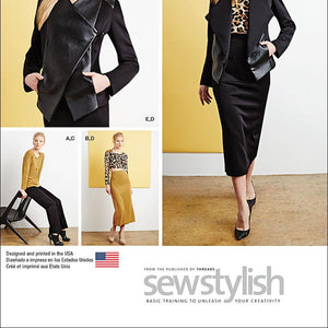 SIMPLICITY 1070 Misses' Sew Stylish Sportswear Pattern Sewing Template, Size P5 (12-14-16-18-20)