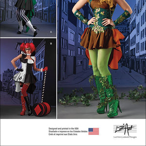 SIMPLICITY 1091 Misses' Super Villainess Costumes Sewing Pattern, Size R5 (14-16-18-20-22)