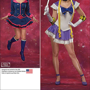 SIMPLICITY 1092 Misses' Costumes with Built-in Knit Bodysuit Sewing Template, Size R5 (14-16-18-20-22)