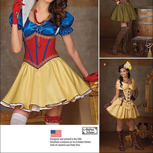 SIMPLICITY 1093 Misses' Cosplay Costumes Sewing Template, Size H5 (6-8-10-12-14)