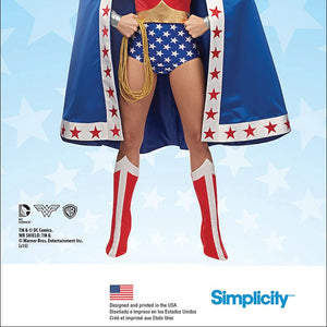 Simplicity Creative Patterns US1024R5 Misses Wonder Woman Costume, Size R5 (14-16-18-20-22)
