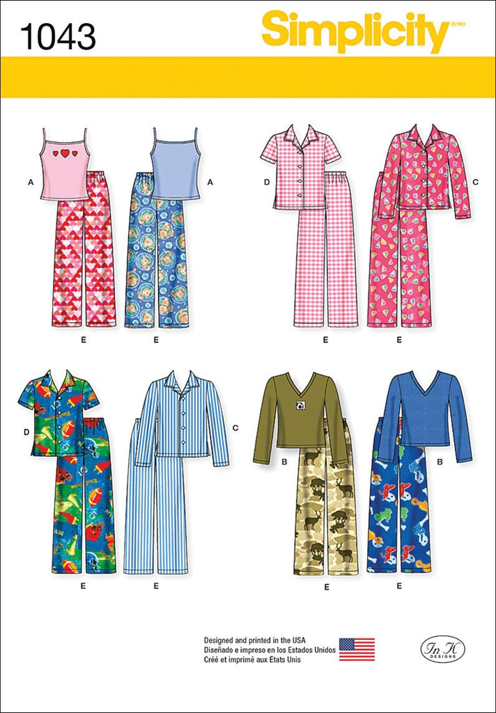 Simplicity Creative Patterns US1043K5 Child's, Size K5 (7-8-10-12-14)