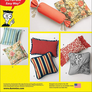 Simplicity Creative Patterns US1044OS Pillows in Various Styles, One Size