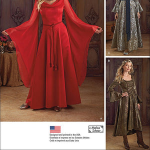 Simplicity Creative Patterns US1045RR Misses Fantasy Costumes, Size RR (14-16-18-20)