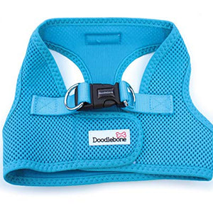 Snappy Mesh Harness Cyan Small| Doodlebone