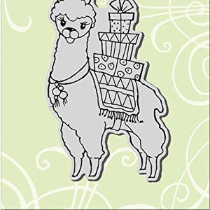 STAMPENDOUS Cling Stamp, Llama Delivery