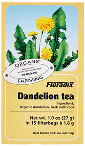 Floradix Organic Dandelion Tea  (Pack of 6, Total 90 Teabags)