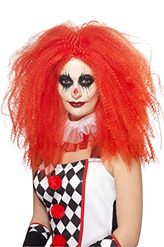 Smiffys 44741 Crimped Clown Wig (One Size)