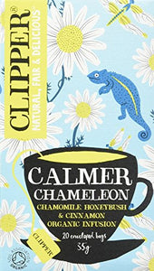 Clipper Calmer Chameleon Chamomile Honeybush Cinnamon 20 bags