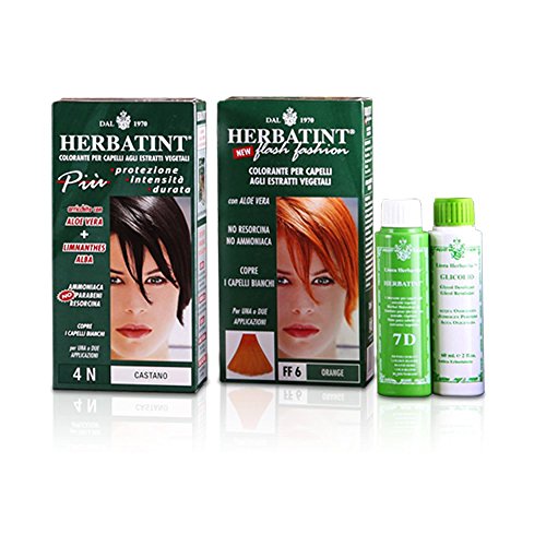 Herbatint Permanent Dye Care Of 5 Plant Extracts 150ml - Colour : 4M Mahogany Chestnut