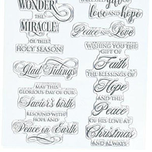 Penny Black Series Clear Stamp Set 30-438 Peace and Love