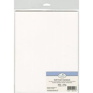 Soft Finish Cardstock 100lb 8.5"X11" 10/Pkg-White
