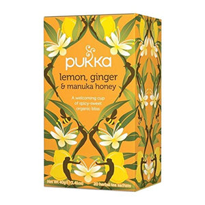 Pukka | Lemon Ginger & Manuka Honey | 1 x 20 bags