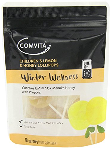 Comvita Children's Lemon & Honey Lollipops x10 (Case of 6)