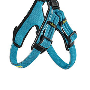 Harness Manoa Vario Quick Light L 65-75 Cm 33 Mm, Mesh Blue With Refl. Bise | Hunter