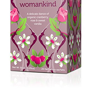 Pukka Womankind, Organic Herbal Tea with Shatavari, Cranberry & Rose Flower (4 Pack, 80 Tea bags)