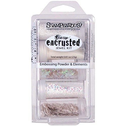 Stampendous Encrusted Jewel Kit White