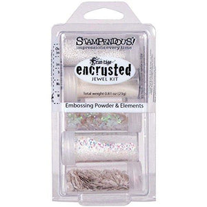 Stampendous Encrusted Jewel Kit White