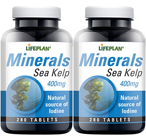 Lifeplan Sea Kelp 400mg Norwegian 280tabs (2 pack)