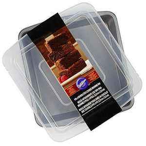 Wilton Covered Brownie Pan, 9 x 9-Inch