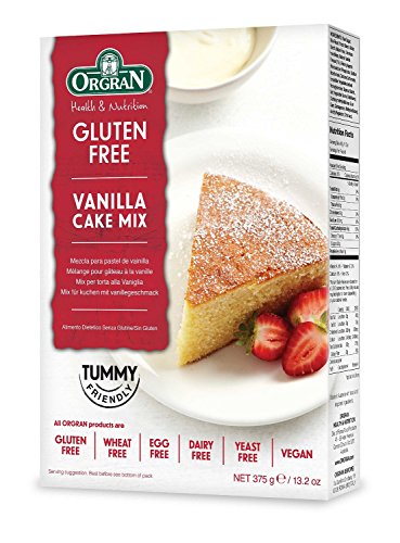 Orgran Vanilla Cake Mix 375g x 6 (Pack of 6)