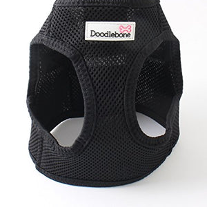 Snappy Mesh Harness Black X-Large| Doodlebone