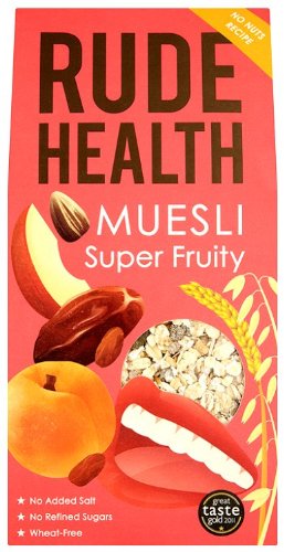 NIL Rude Health Organic Super Fruity Muesli, 500g