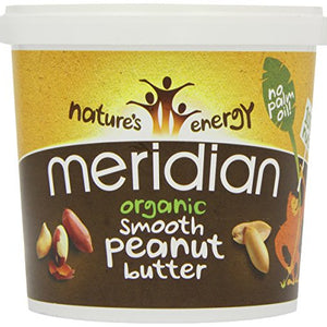 Meridian Organic 100 Percent Smooth Peanut Butter 1 Kg