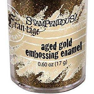 Stampendous Aged Embossing Enamel, 0.65-Ounce, Gold