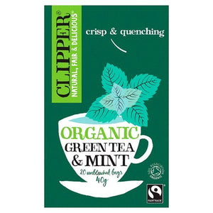 Clipper Organic Green Tea & Peppermint (Pack of 6)