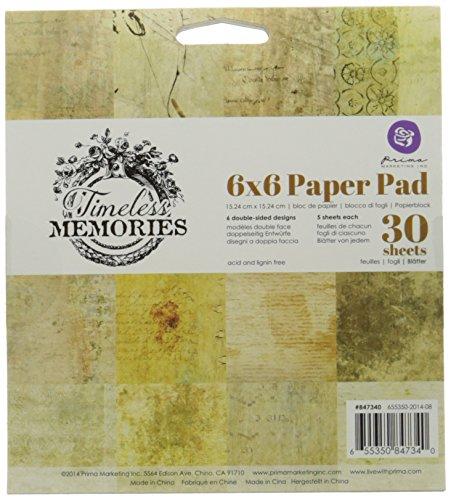 Prima Marketing Timeless Memories Double-Sided Paper Pad (30 Pack)
