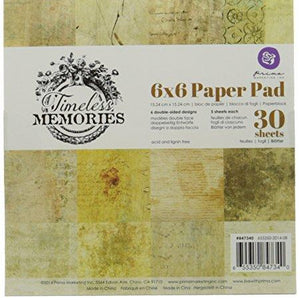 Prima Marketing Timeless Memories Double-Sided Paper Pad (30 Pack)