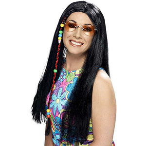 Smiffys Hippy Party Wig - Black