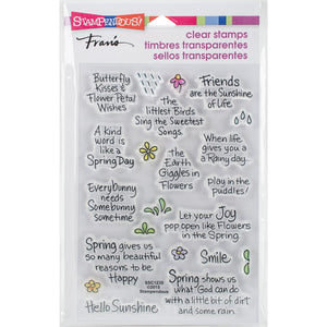 Stampendous Clear Stamps, Spring Sentiments