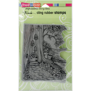 Stampendous Gnome Home Rubber Stamp Cling