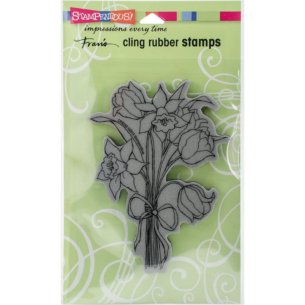 Stampendous Daffodil Bunch Rubber Stamp Cling