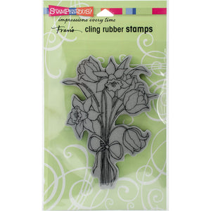 Stampendous Daffodil Bunch Rubber Stamp Cling