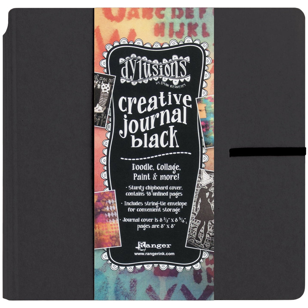 Ranger RGRDYJ.45557 Dylusions Creative Journal Square Black Dylusions Creative Journal Sq