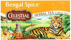 Celestial Seasonings, Bengal Spice, Caffeine Free Herbal Tea, 20 Tea Bags