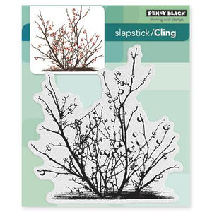 Penny Black 40-412 Berry Bevy Slapstick/Cling Decorative Rubber Stamp