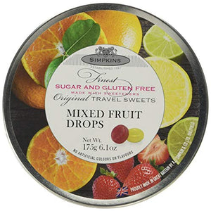 Simpkins Sugar Free Mixed Fruit Travel Sweets 175 g