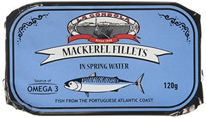 La Gondola Mackerel Fillets in Spring Water 120 g (Pack of 5)