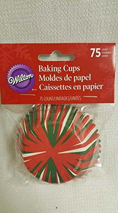 Red And Green Assorted Christmas Cupcake Liners
