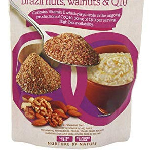 Linwoods Milled Flaxseed, Almonds, Brazil Nuts, Walnuts and Co-q10 360g (Pack of 2)