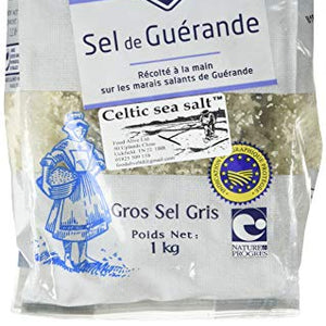 CELTIC GREY SEA SALT COARSE - GUERANDE GROS SEL GRIS 1KG