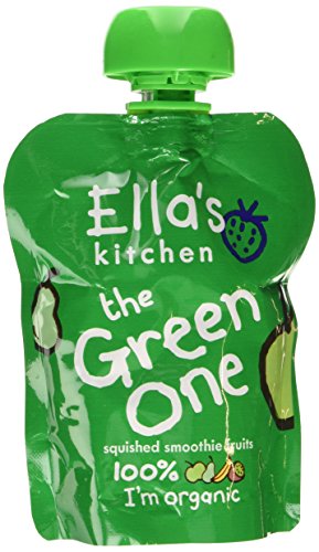 Ella's Kitchen The Green One Organic Smoothie Fruits 90 g (Pack of 12)